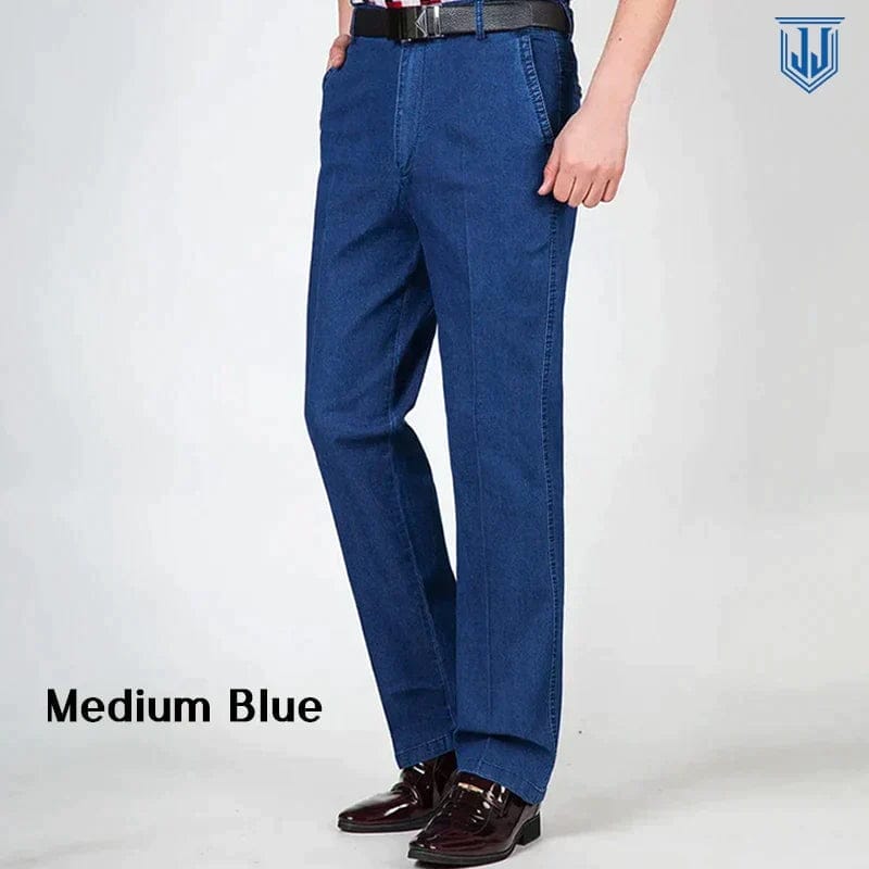 JettJeans3 – Men’s High Waist Straight Fit Stretch Jeans – Hot Sale 60% ...